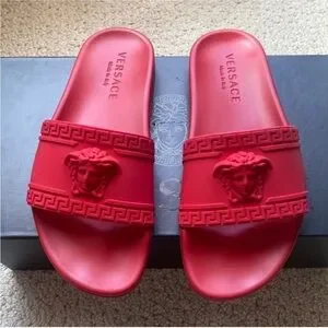 Versace Ciabatta Mare Gomma Medusa Red Slides Versace | Shoes | Versace Ciabatta Mare Gomma Medusa Red  main image 3